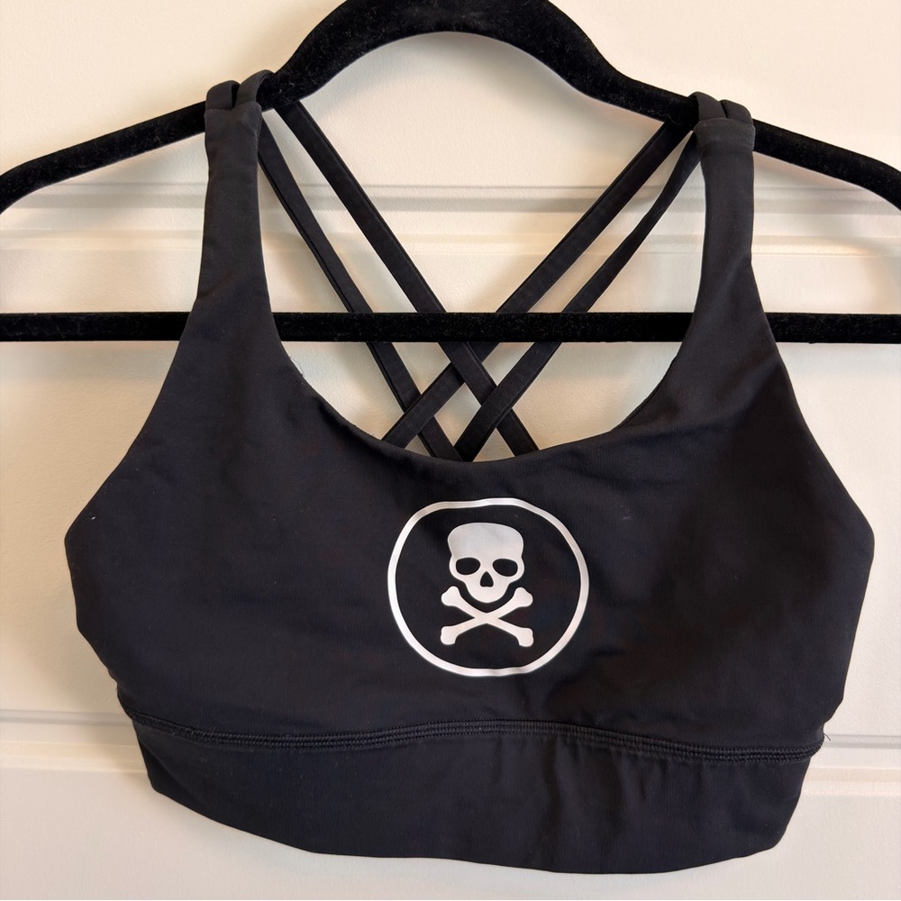 SoulCycle x Lululemon Black Energy Bra size 6